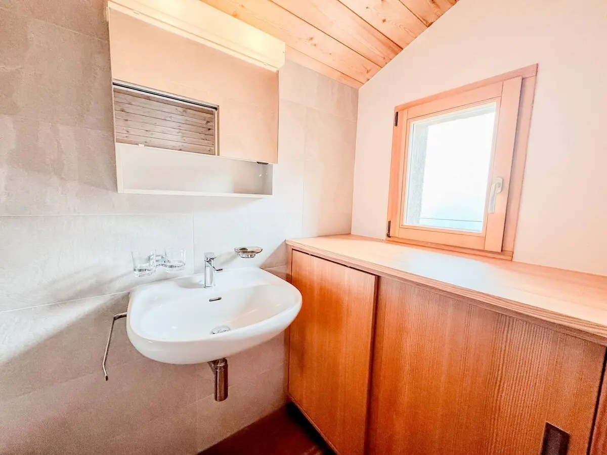 Bathroom in the Monti Motti cabin